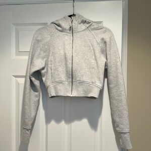 Lululemon Cropped Sweatshirt in gray size 6